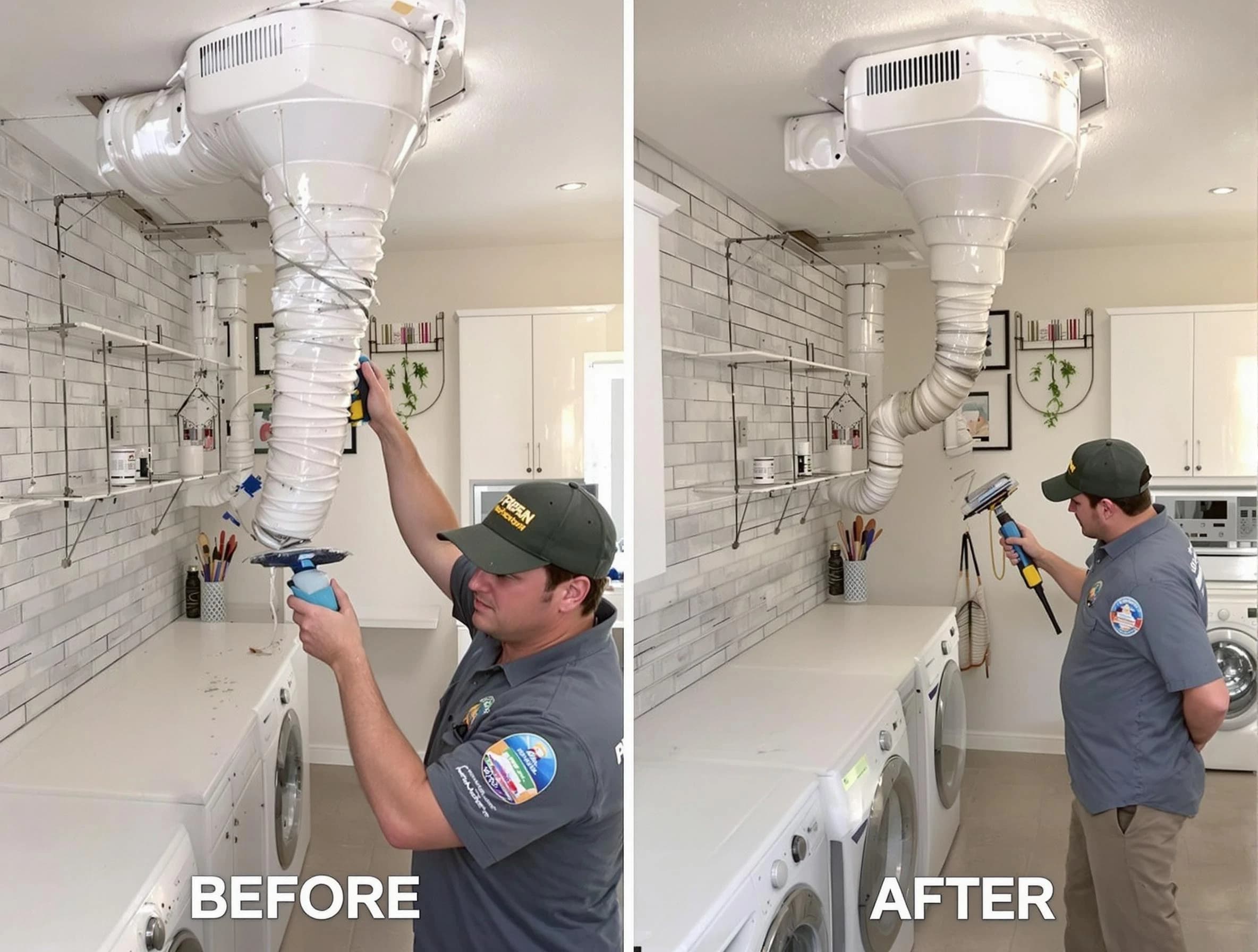 Professional dryer exhaust vent cleaning by South Salt Lake Dryer Vent Cleaning in South Salt Lake