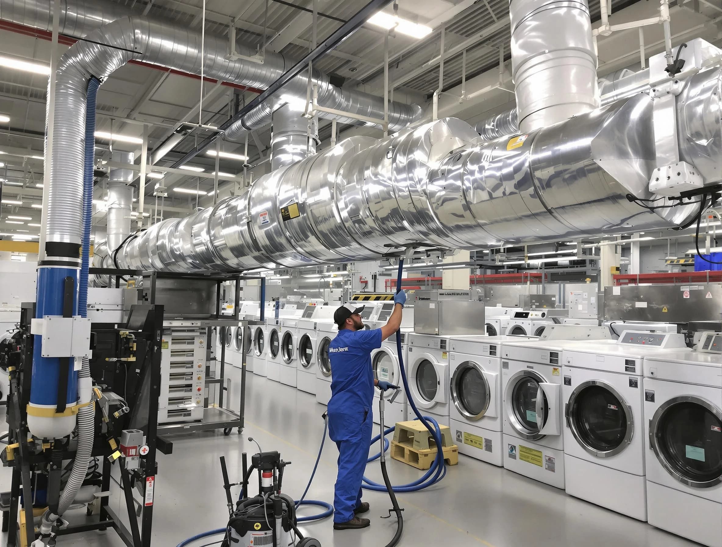 South Salt Lake Dryer Vent Cleaning team performing heavy-duty industrial dryer vent cleaning in South Salt Lake